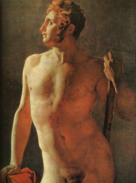 Jean-Auguste Dominique Ingres Male Torso china oil painting image